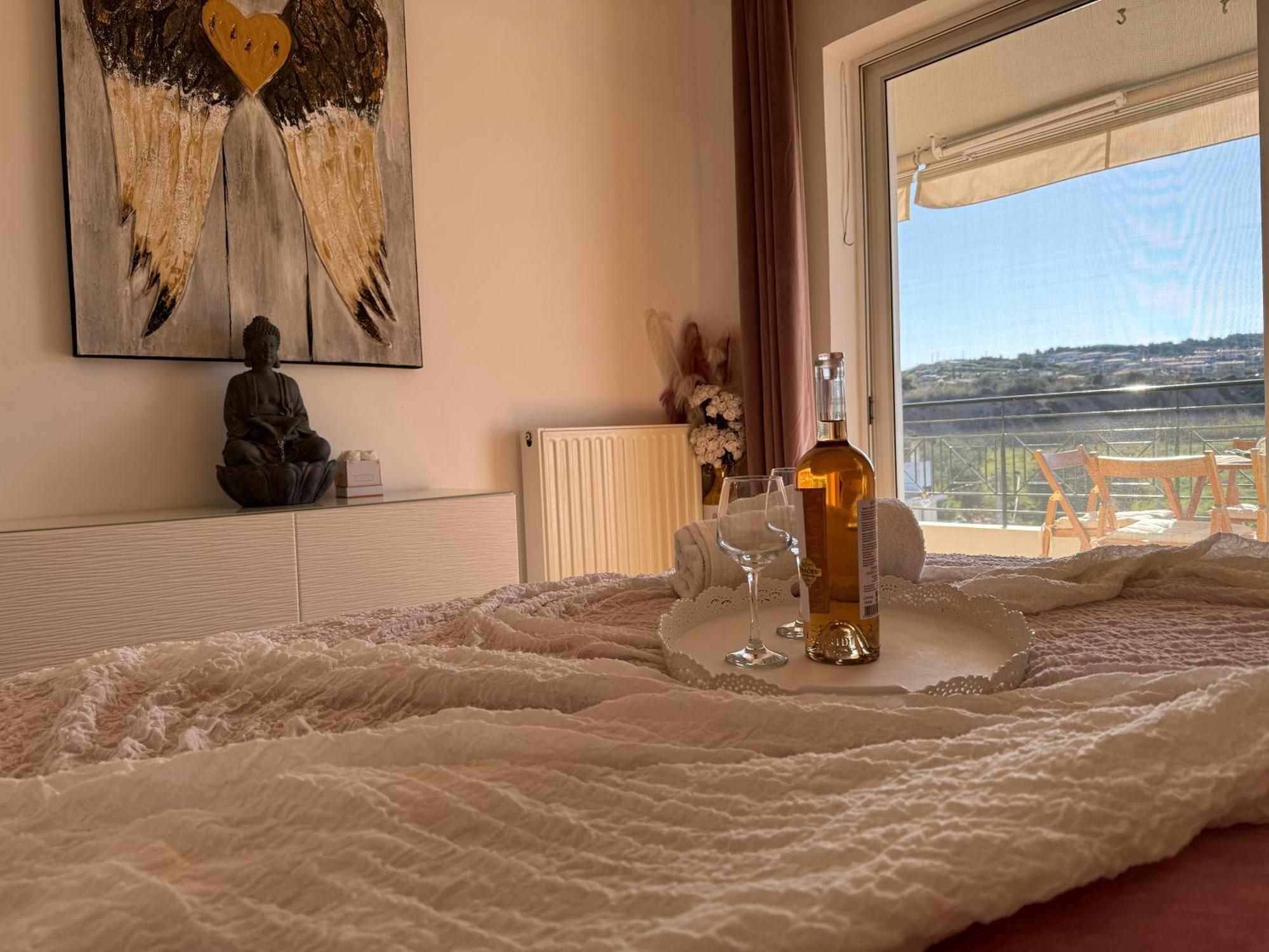 Sea & Mountain Apartment Close To Port And City Lavrion Exterior photo